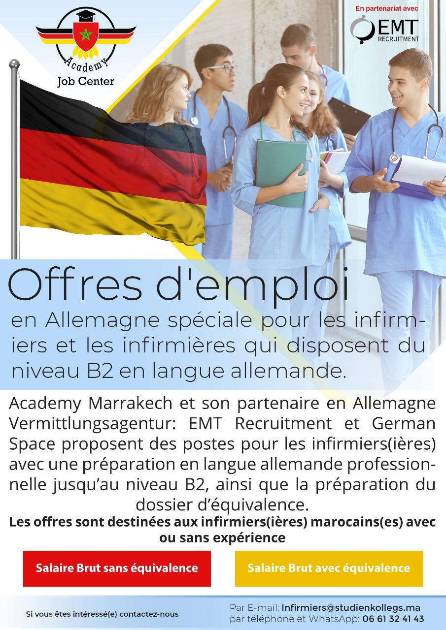 offre d'emploi pour infirmier et infirmière